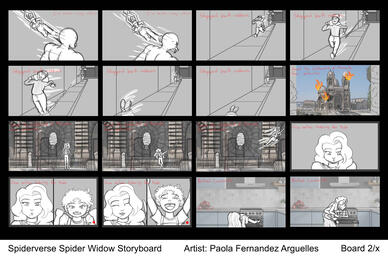 Black widow storyboard 2